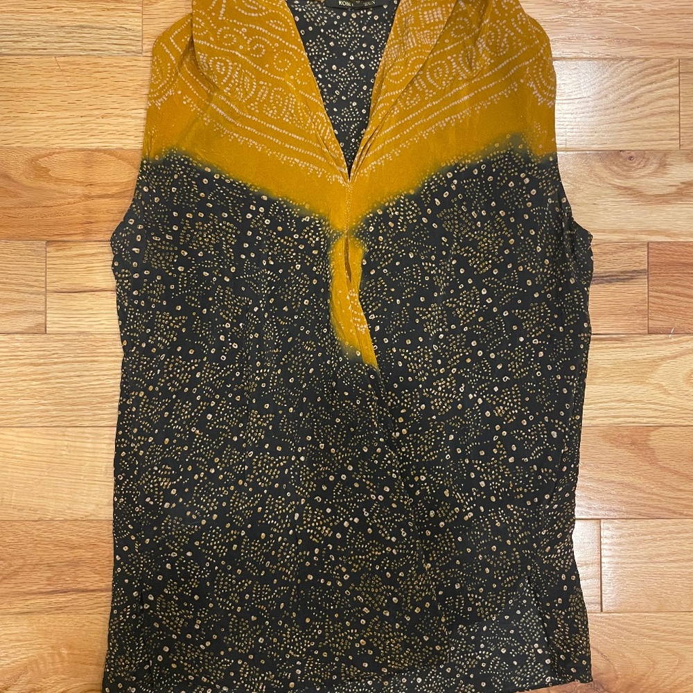 Kobi Halperin Sleeveless Blouse - Office Silk Boho
